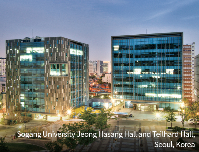 Sogang University Jeong Hasang Hall and Teilhard Hall, Seoul, Korea image