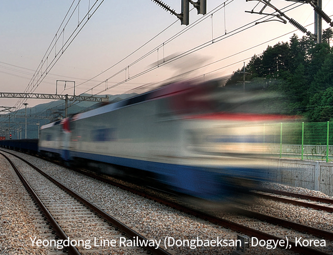 Yeongdong Line Railway (Dongbaeksan - Dogye), Korea image